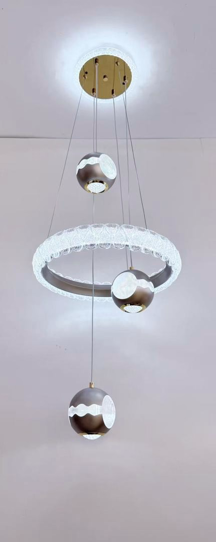 LED Pendant Ball Drop Light - Architectural Detail