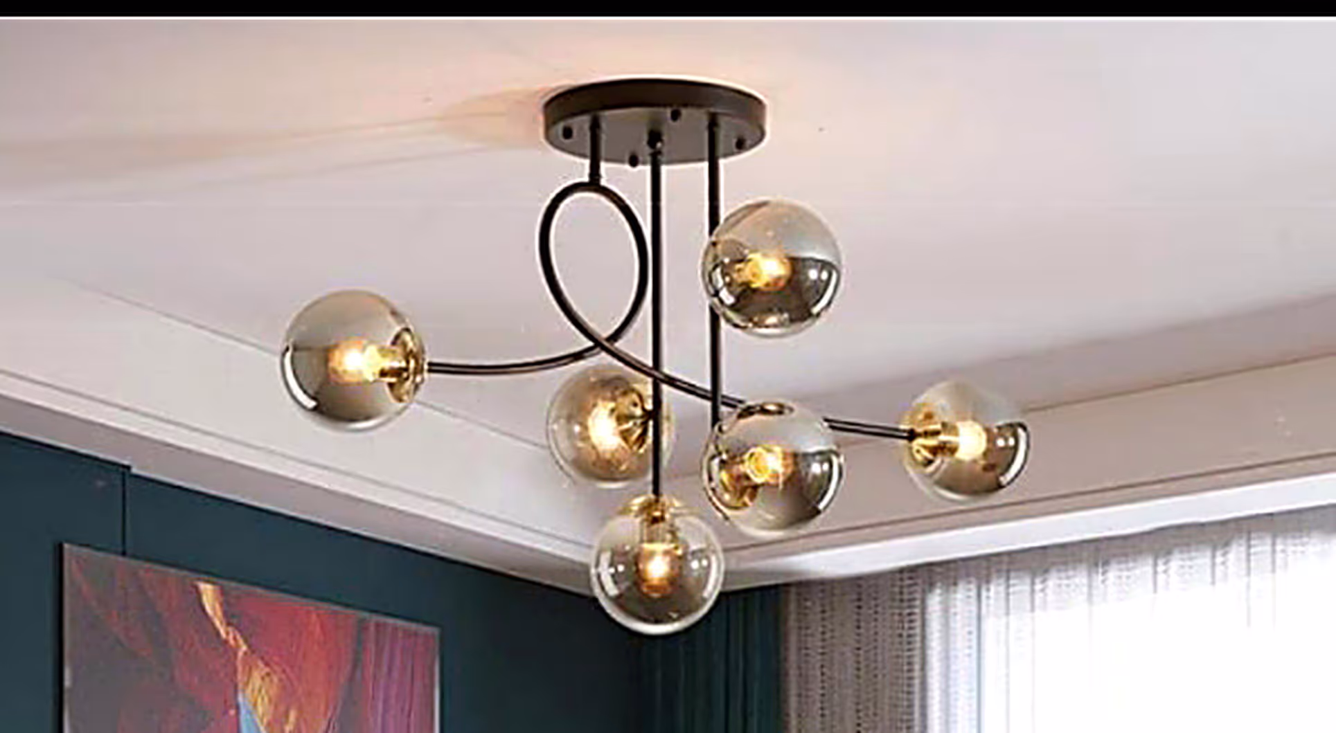 Modern Nordic Gold Chandelier